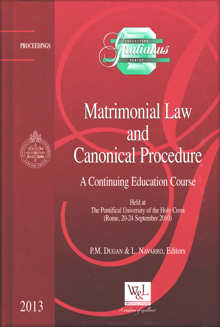 Matrimonial Law and Canonical Procedure